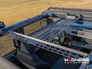 Ford Bronco Molle Mounting Panel - Overhead - Rough Country - 4 Door - With Dome Light